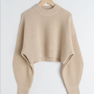 & Other Stories Cropped Sweater